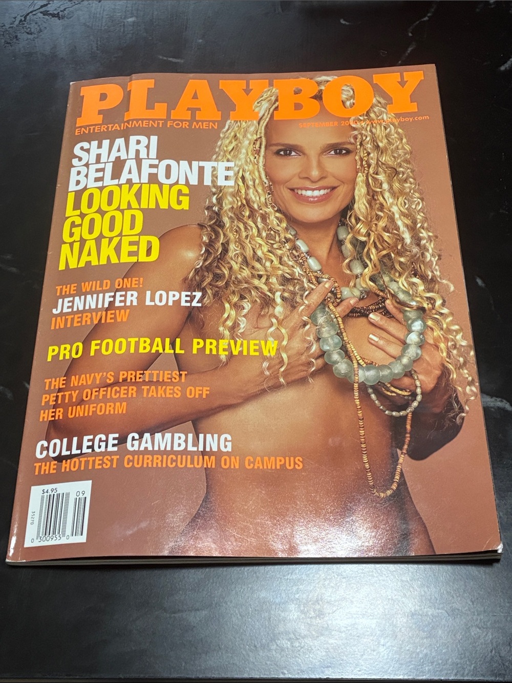 PLAYBOY Sept 2000 Magazine with Shari Belafonte